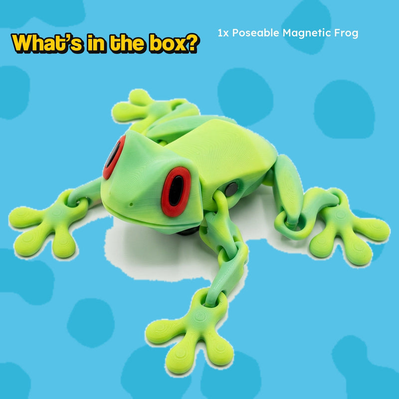 Poseable Magnetic Frog