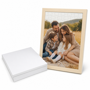 Custom Photo Wooden Puzzle with Solid Wood Frame