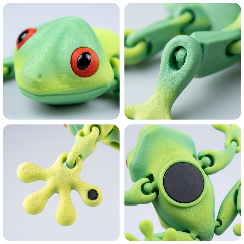Poseable Magnetic Frog