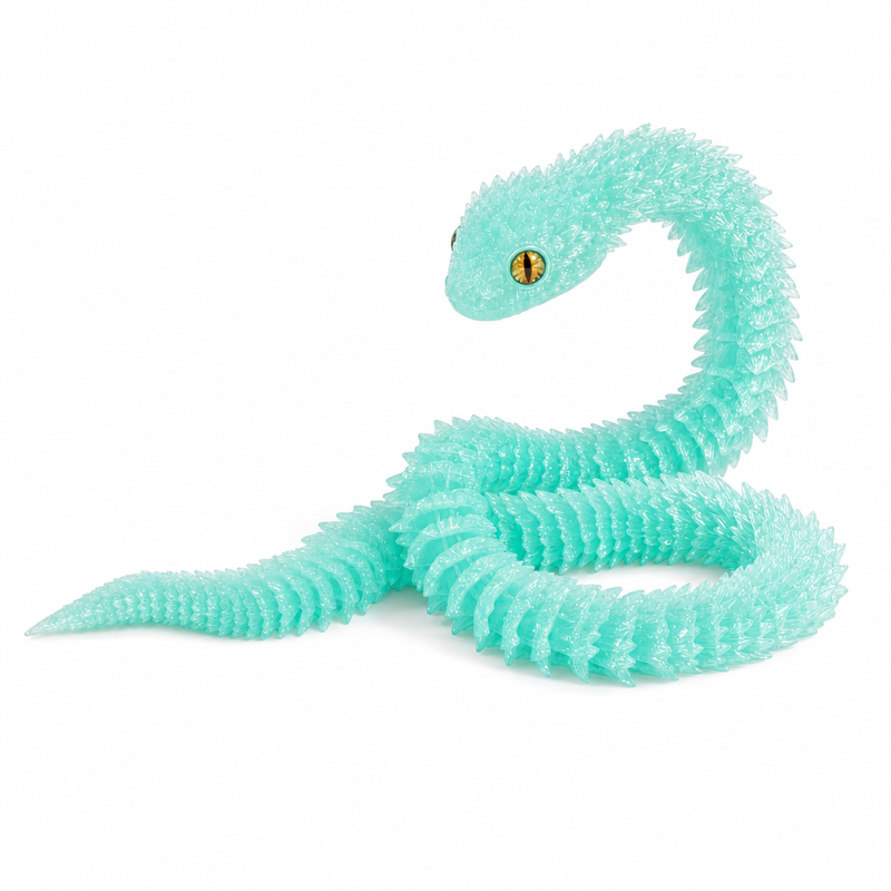 Articulated 3D-Printed Viper Snake