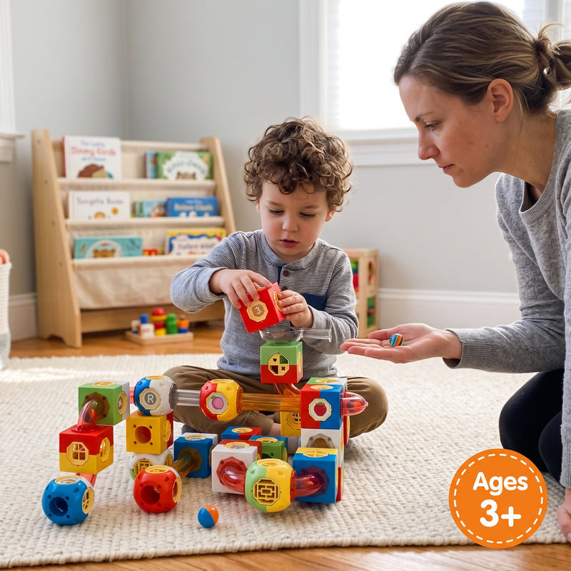 Marble Run Building Blocks Set