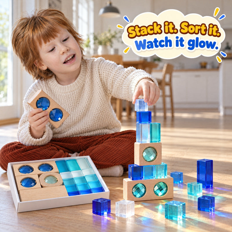 Translucent Acrylic Jewel Building Blocks