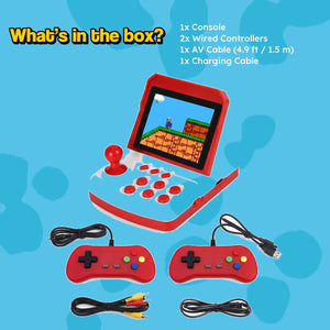 Mini Arcade Retro Game Console with Two Controllers