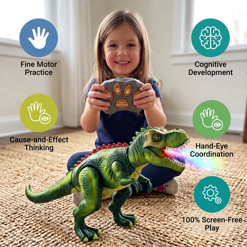 Remote Control Mist-Breathing T-Rex Dinosaur