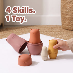 Silicone Nesting Bears