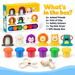 Animal Barber Clay Play Set