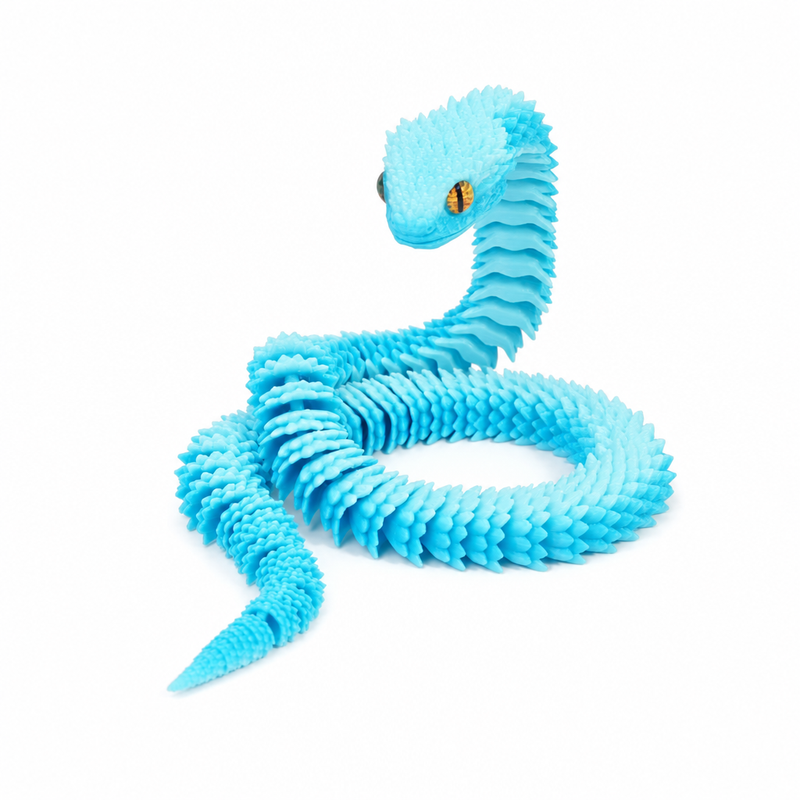 Articulated 3D-Printed Viper Snake