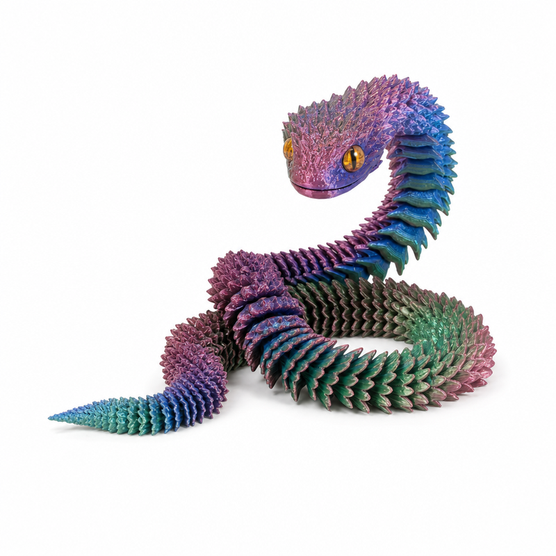 Articulated 3D-Printed Viper Snake