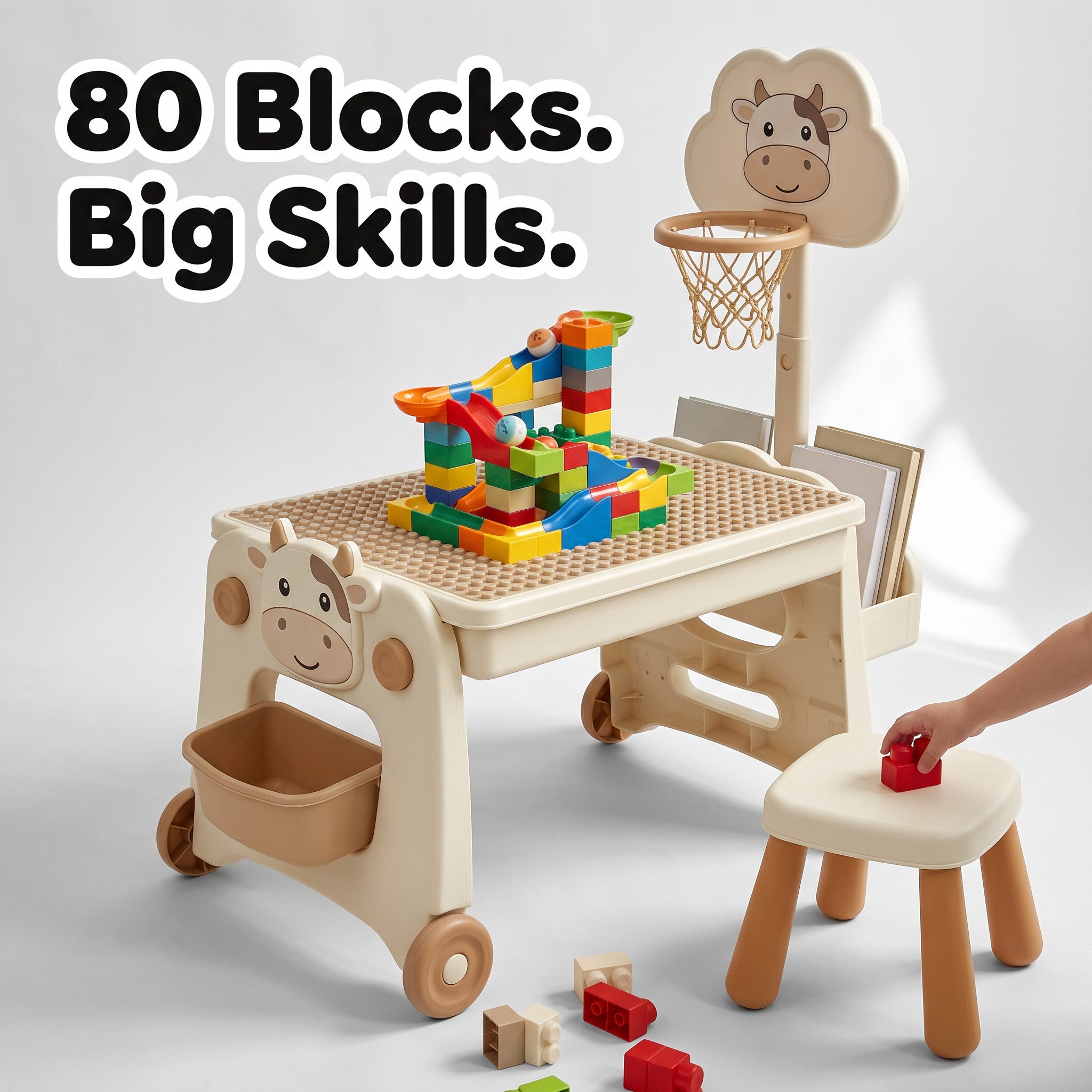 Multi-Activity Block Learning Table & Chair Set