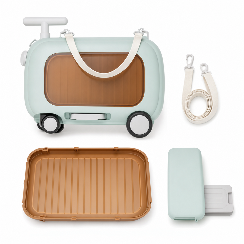 2-in-1 Kids Ride-On Suitcase