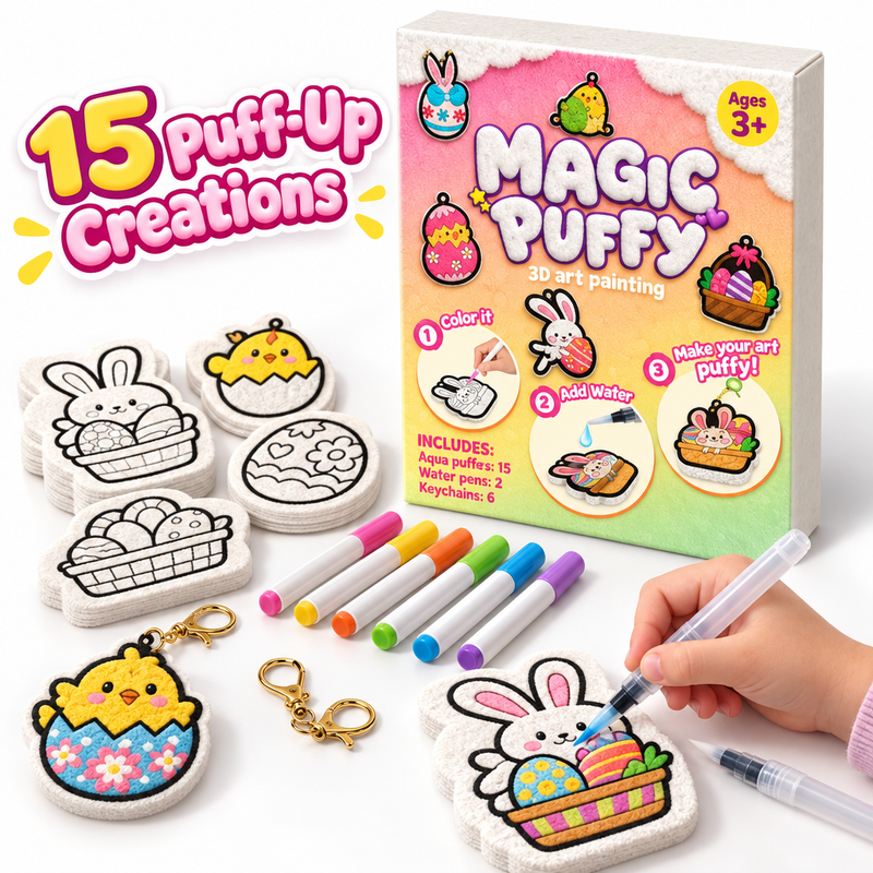 Magic Puffy 3D Foam Art Painting Kit