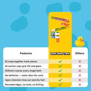 Duck Slide Bath Track Builder