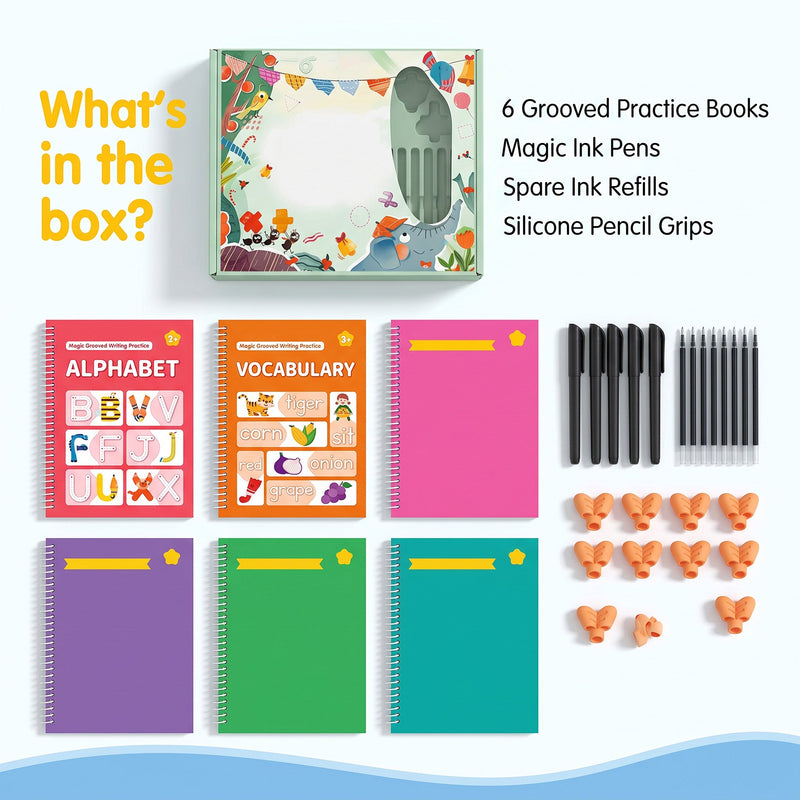 Magic Grooved Writing Practice Set