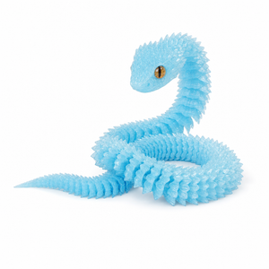 Articulated 3D-Printed Viper Snake