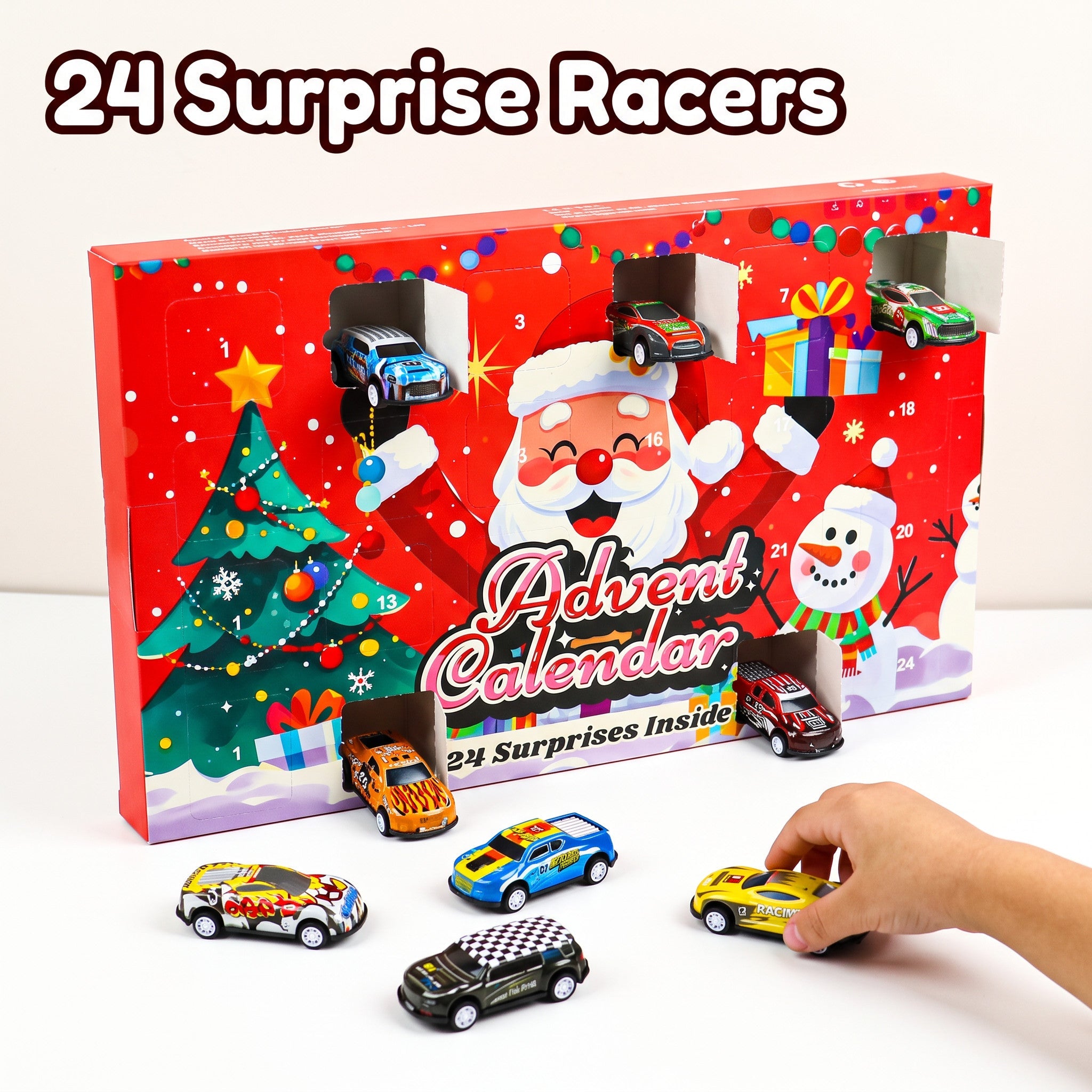 24 Racing Cars Advent Calendar