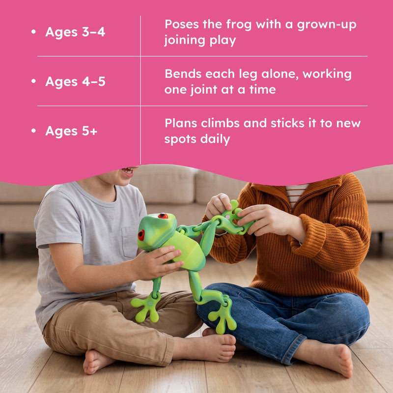 Poseable Magnetic Frog