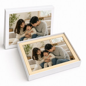 Custom Photo Wooden Puzzle with Solid Wood Frame