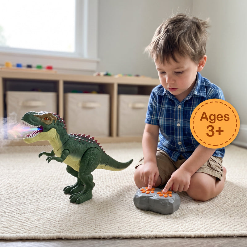 Remote Control Mist-Breathing T-Rex Dinosaur