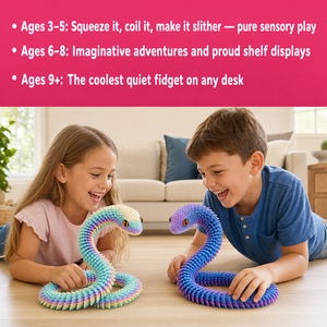 Articulated 3D-Printed Viper Snake
