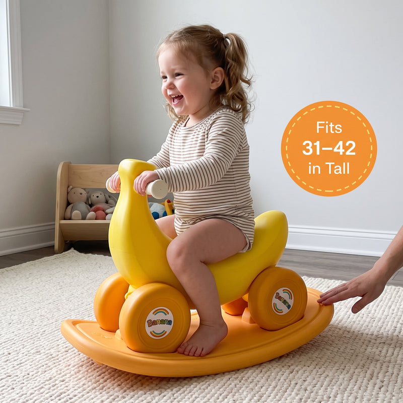 Banana 3-in-1 Rocker, Balance Board & Ride-On