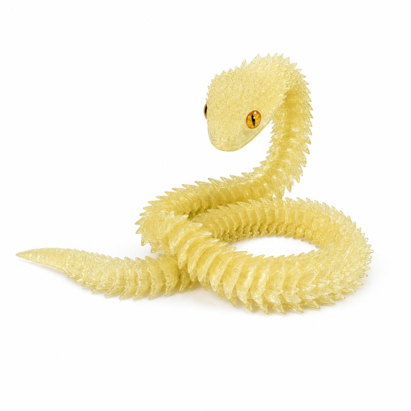 Articulated 3D-Printed Viper Snake