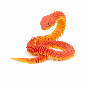 Articulated 3D-Printed Viper Snake