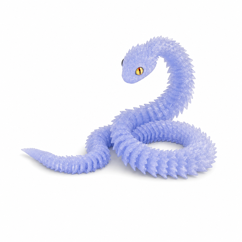 Articulated 3D-Printed Viper Snake