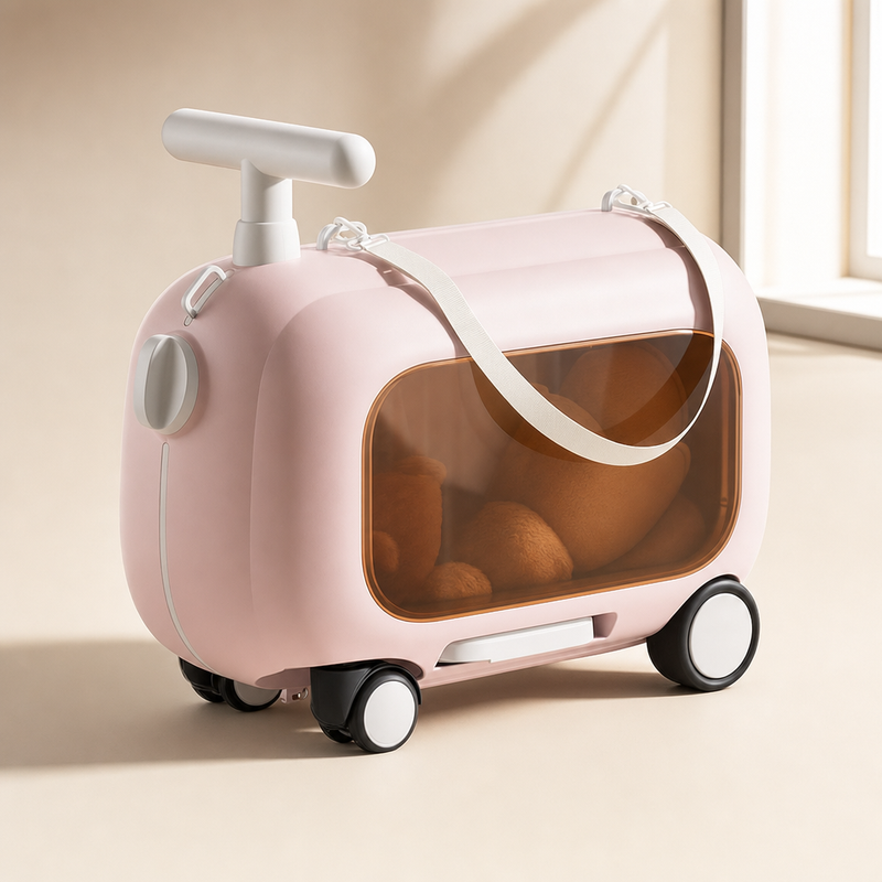 2-in-1 Kids Ride-On Suitcase