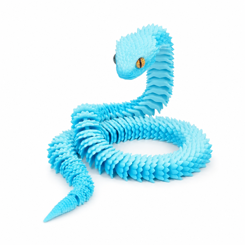 Articulated 3D-Printed Viper Snake
