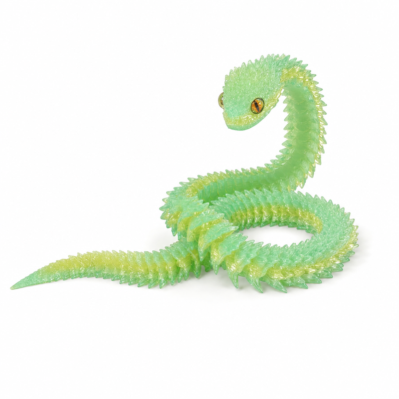 Articulated 3D-Printed Viper Snake