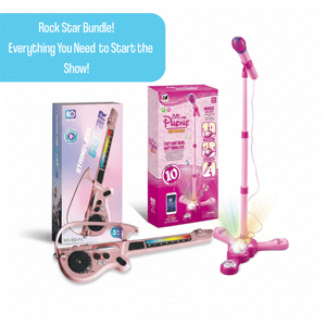 Complete Karaoke Mic Set with LED Stand