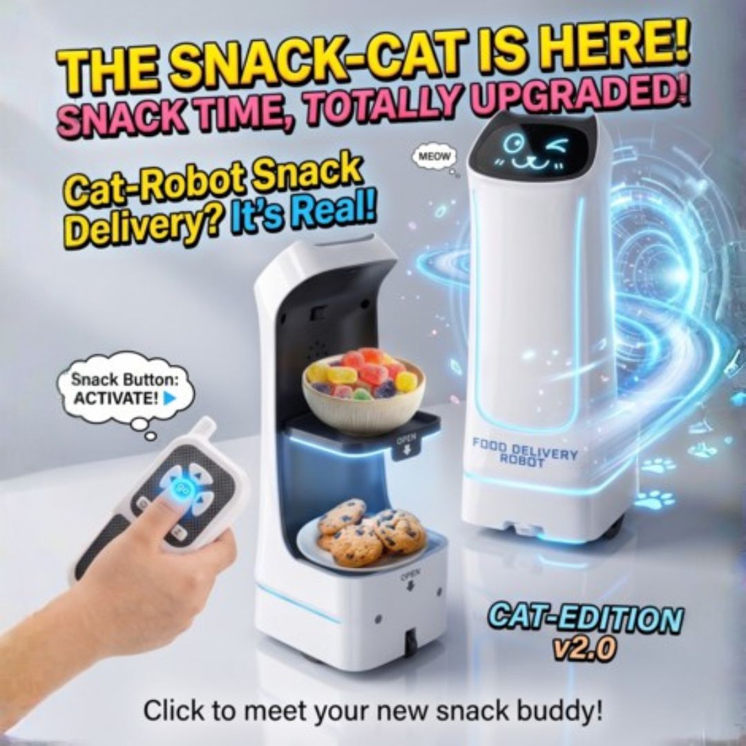 Mobile Snackbot SnackBot the Delivery Robo-Kitty - Little Learners Toys