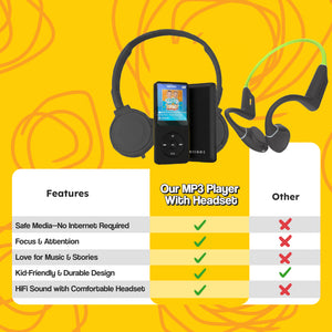 The MP3 Player With Headset