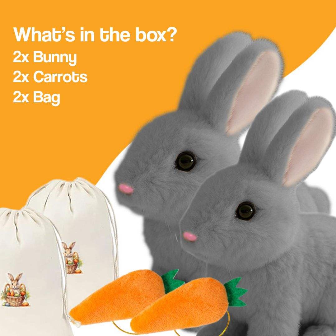 True-to-Life Interactive Bunny Pet (1+1 FREE)