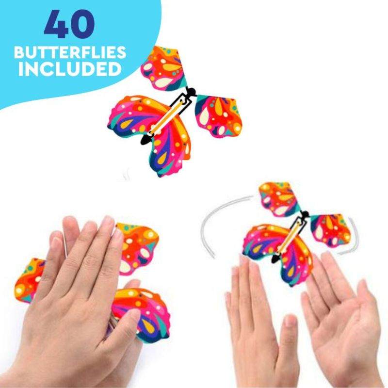 Flutterpump Toy Wonder Flutter Flying Butterfly Set - Little Learners Toys