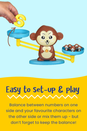 Balance Math Game With Pet Figurines
