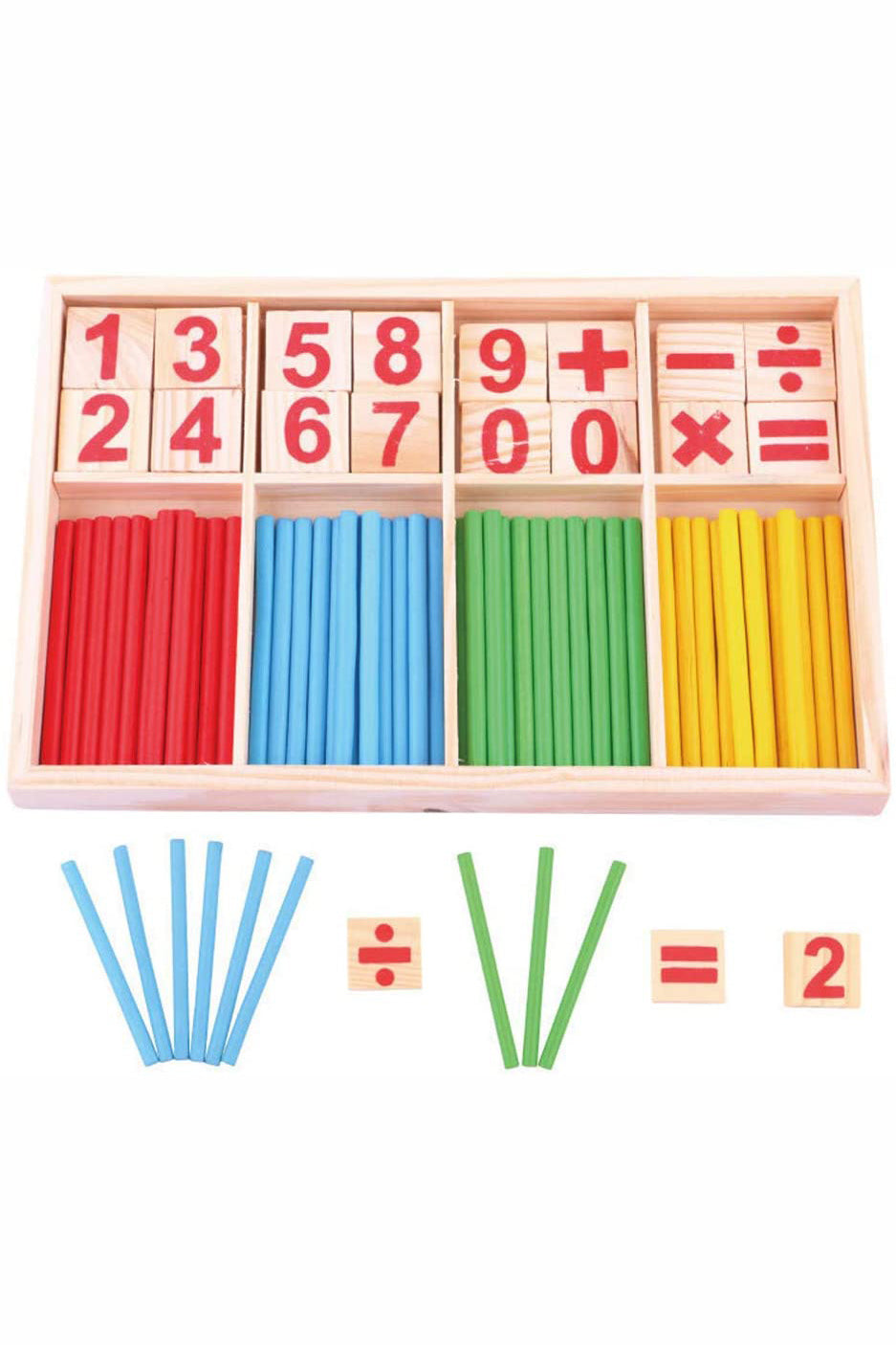 Math Wooden Counting Sticks