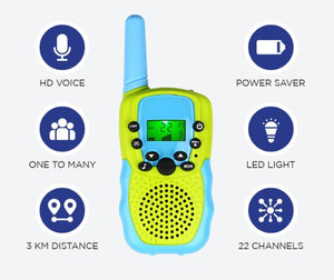 Kids Walkie Talkie (3-Piece Set)