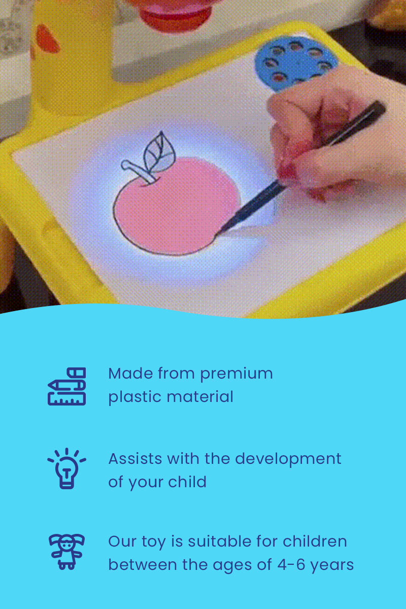 PIMPIMSKY Tableau enfant Projecteur Led Art dessin Table