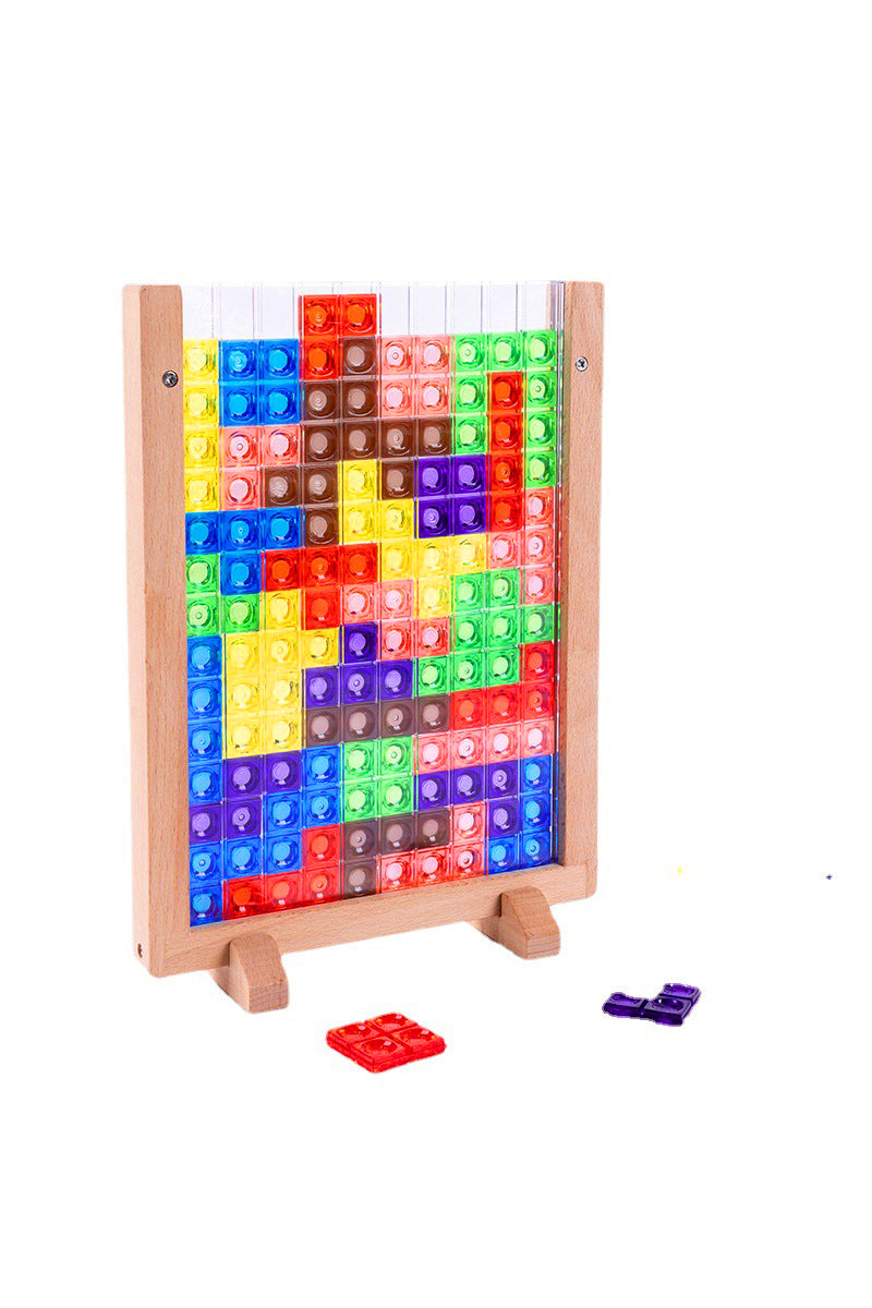 Geometric Shape Cognitive Tetris Puzzle Game