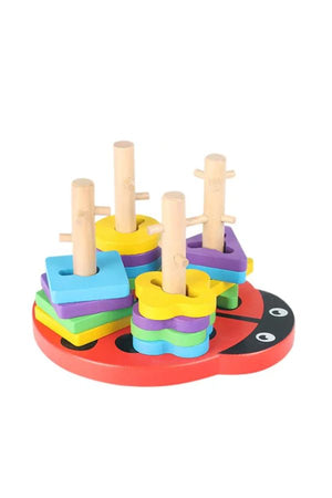 Ladybug Shape-Pairing Geometric Blocks