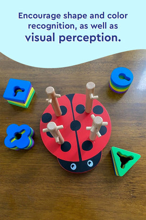 Ladybug Shape-Pairing Geometric Blocks