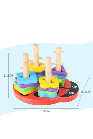 Ladybug Shape-Pairing Geometric Blocks