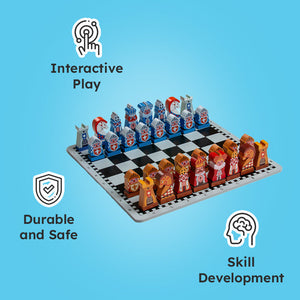 Checkmate Kingdom Educational Chess Set for Kids