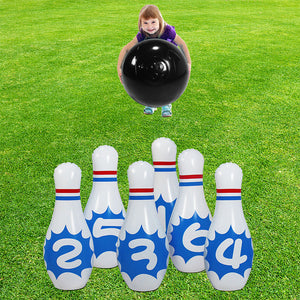 Giant Outdoor Inflatable Bowling Set