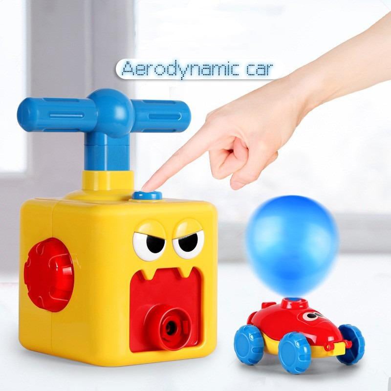 thumbnail image 2 of DIY Balloon Powered Car Recoil Force Physics Experiment Educational Kids Toy 2 of 10