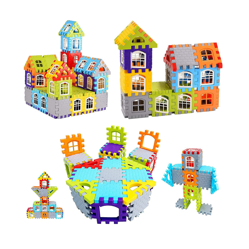 Vibrant 3D Puzzle Building Blocks - Little Learners Toys