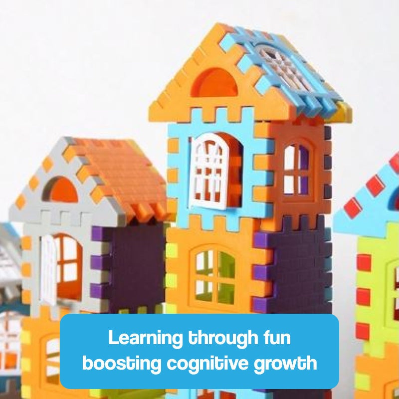 Vibrant 3D Puzzle Building Blocks - Little Learners Toys