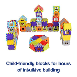 Vibrant 3D Puzzle Building Blocks