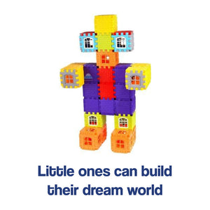 Vibrant 3D Puzzle Building Blocks